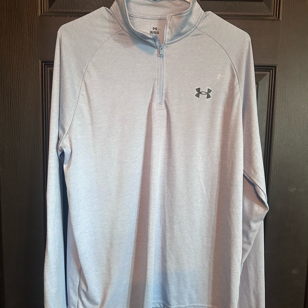 Under Armour Light Blue Quarter-Zip Pullover